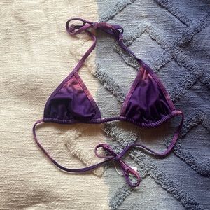 Purple and Pink ombré Bikini Top, Never Worn!